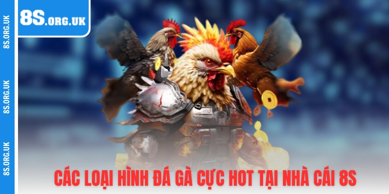 Các loại hình đá gà cực hot tại nhà cái 8S
