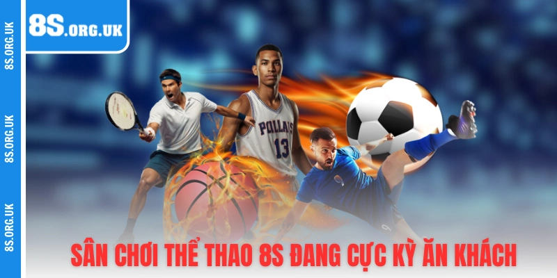 Sân chơi thể thao 8S đang cực kỳ ăn khách